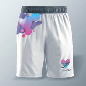 White travellikes shorts